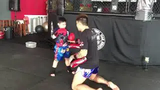 Muayfit PJ Personal training, 7yrs old Milo from Philippines