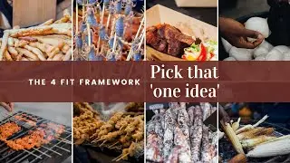 Pick your next big idea with the &lsquo;4 Fit Framework&rsquo; technique #Sidehustler #Indiehackers #framework