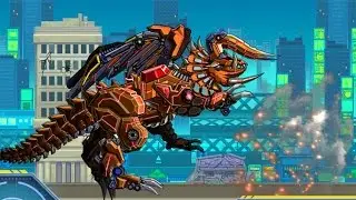Dino Robot Triceratops Game