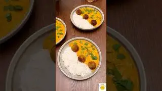 Sweet Potato Soup Gravy & Lentil Balls | 🍠 Balanced Indian Dinner Plate   #Shorts
