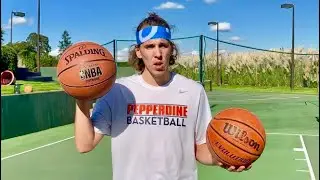 $10 FAKE NBA Basketball vs $60 REAL High School Basketball! World Record Challenge!