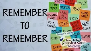 Remember to Remember
