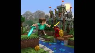 The battle between Minecraft and Lego마인크래프트와 레고의 대결 マインクラフトとレゴの戦い