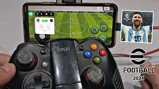 eFootball 2024 Mobile with Controller Gameplay Tutorial