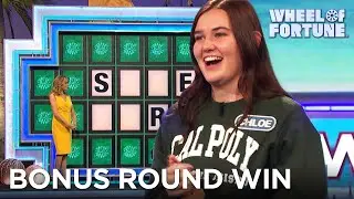 Chloe Picks All the Right Letters For This Bonus Round 💯 | Wheel of Fortune