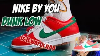 NIKE BY YOU DUNK LOW CLOSE UP & ON FEET REVIEW