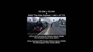 A Brilliant Crossover Of A WMR And The Polar Express! #train #trainspotting #railway #polarexpress