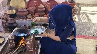 चूल्हे का खाना #rajasthani food and farming