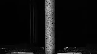 Tensile test on steel pipe specimen