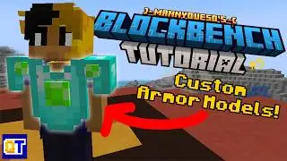 How To Make Custom Armor Models 1.21.1! | Blockbench Tutorial | MannyQUESO