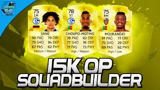 FIFA 16 15k OVERPOWERED HYBRID SQUAD BUILDER! w/ SANE, CHOUPO-MOTING & MOUKANDJO!