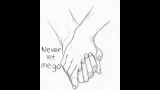 HOW TO DRAW A PROMISE HANDSHAKE IN LOVE PENCIL SKETCH. EASY DRAWING TUTORIAL.