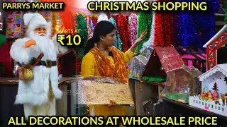 SHOP TOUR !! My Christmas Decorations Shopping | Paris Chennai Vlog
