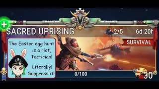 WH40k Tacticus - Survival Sacred Uprising 2025-04-20 (Judh Event) - First Blind Run