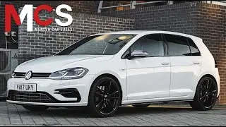 Our White VW Golf R with Black Pretoria Wheels // MCS