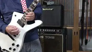 【kissy's Guitar Collections】Greco Mirage M 120（改）EMG 81 & 85 搭載 リペイント　一発撮り 即興アドリブギター 006