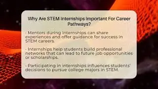 Why Are STEM Internships Important For Career Pathways? - Black Education Success Network