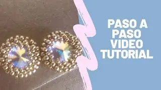 ¿Tecnica Peyote para Cubrir Rivoli Redondo? Regala Esto en Navidad y Descubre el Secreto!