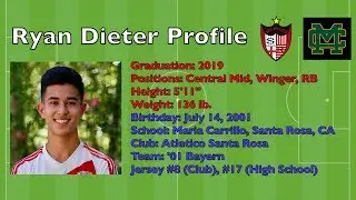 Ryan Dieter Soccer Highlights