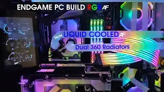 Endgame PC Build RGBAF (RTX 3090/5950X) now with Dual Radiator Setup!
