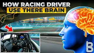 It's in the head of the racing driver