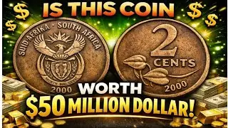 2 Cents 2000 South Africa Coin Value 💰 | Is This Small Coin Worth $6? | Old Coin Gold Mine