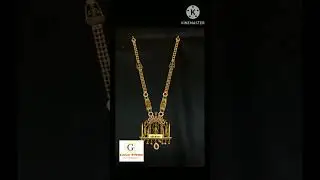 gold semi antique haram and gold ball chain models in 40 to 48 grams #shorts