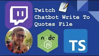 Write to File - NodeJS | TypeScript | Twitch Development Livestream