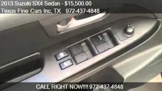 2013 Suzuki SX4 Sedan LE Pop Pkg - for sale in RICHARDSON, T