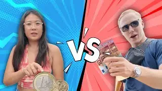 1  EURO vs 30 EURO op de FLOATING food MARKET 🇹🇭 | #VLOG69