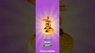 Unlocked Medal Hoverboard #subwaysurfers #newupdate in #paris #summergames #2024