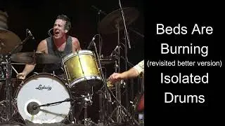 Midnight Oil Beds Are Burning Isolated Drums