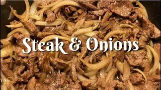 Easy steak and onions -@pineappletophawaii
