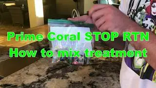 How to mix Prime Coral Stop RTN for coral dipping