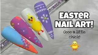 Easter Chick Nail Art | Madam Glam