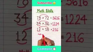 Math skills 🤯😍#viral #shorts #tricks #skills #mathtricks #education #mathematics #youtubeshorts