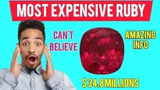 Most expensive ruby auction 2023 | Ruby $34.8M | GEMS CREST|