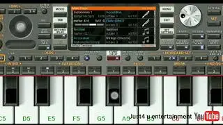 Tere Naam || Salman Khan || ORG Mobile piano instrumental Music || Just4 u entertainment