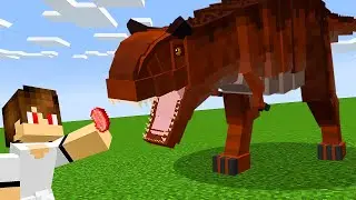 VOU TRAZER DE VOLTA A VIDA UM CARNOTAURO NO MINECRAFT!