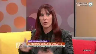 Vivo en Arg - Recuperación del nieto 114: entrevista a Claudia Carlotto - 13-08-14 (2 de 3)