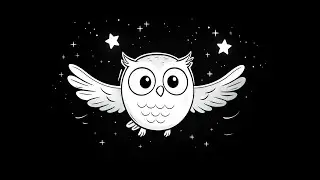 Soothing High Contrast Baby Sleep Video for Calming & Relaxation | Dreamland Owl