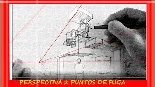 “El secreto de los artistas para dar profundidad: 2 puntos de fuga”