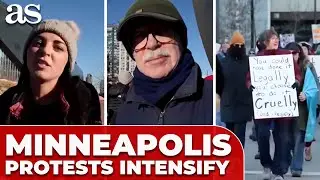 'ABOLISH ICE' chants FILL STREETS of Minneapolis as PROTESTS INTENSIFY