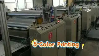 Amazing Roll-to-Roll Printing Machine in Action | Single & Double Side Printing