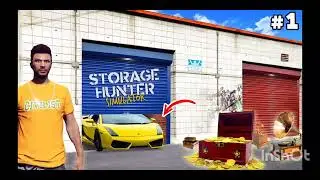 MY FIRST DAY IN STORAGE HUNTER SIMULATOR | TECHNO GAMERZ STORAGE WARS | In CHIKII mobile | #1