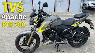 Новый мотоцикл TVS Apache RTR 200 4V 2021!!