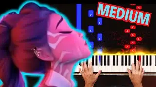 TEMPTATION (FORBIDDEN FRUIT) | Piano Tutorial | MEDIUM | K-Pop Demon Hunters