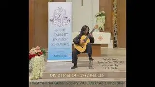 Prelude from Suite in Gm, BWV 995 performed by Hea Lee