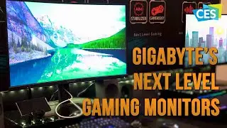 Gigabyte's new gaming monitors can connect to your phone and improve your aim - CES 2020