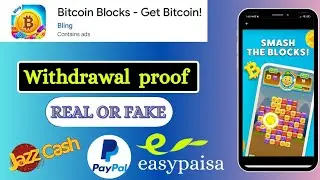 Bitcoin Blocks App Real or fake ? | bitcoin Blocks withdrawal proof 🔥